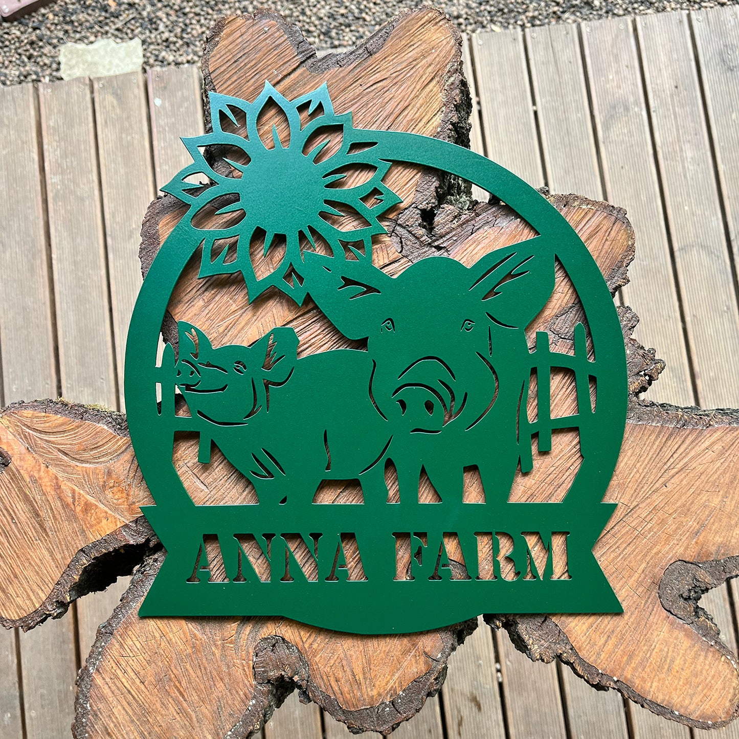Custom Farmhouse Themed Metal Sign