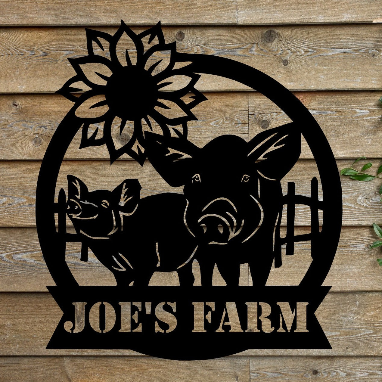 Custom Farmhouse Themed Metal Sign