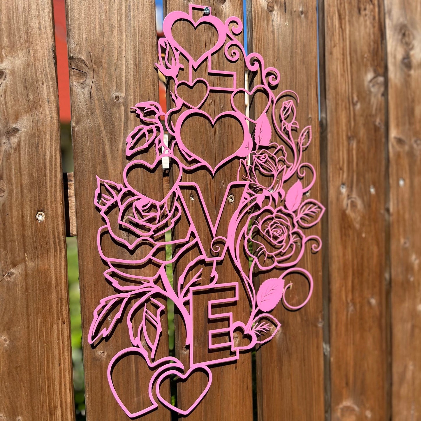 Floral Love Frame