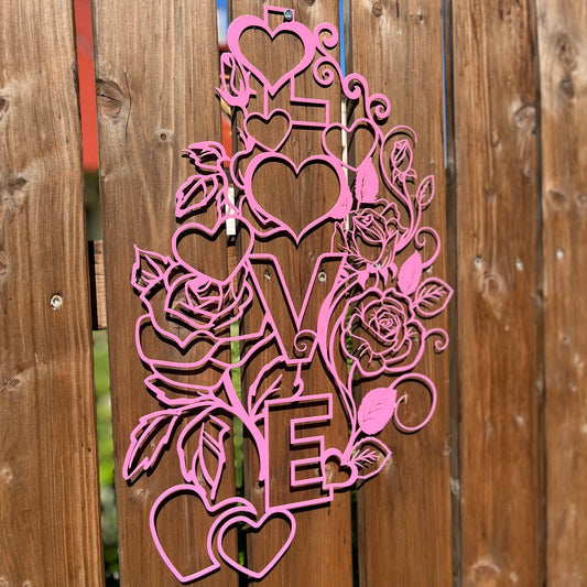 Floral Love Frame