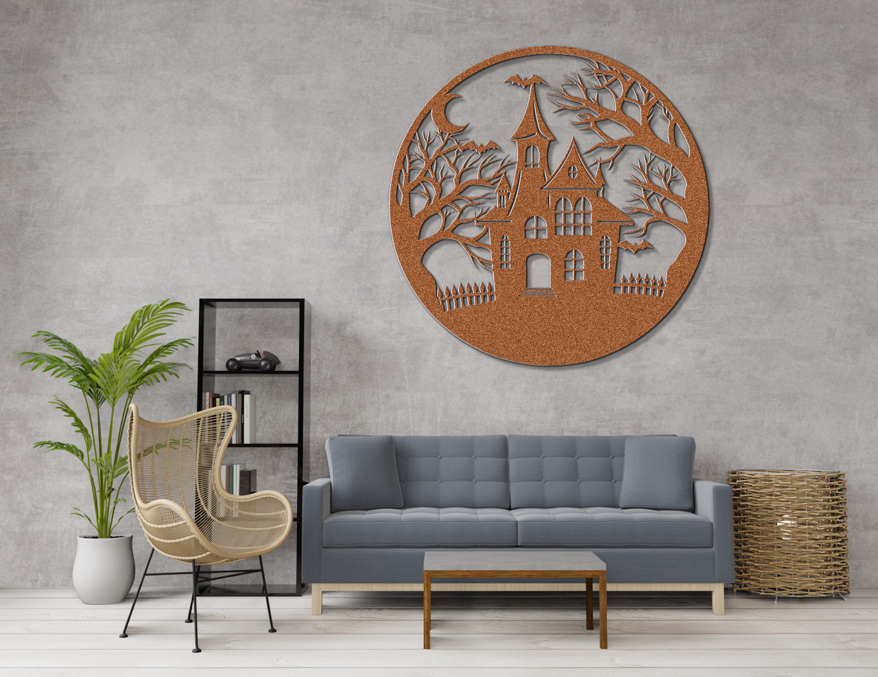 Spooky house Halloween