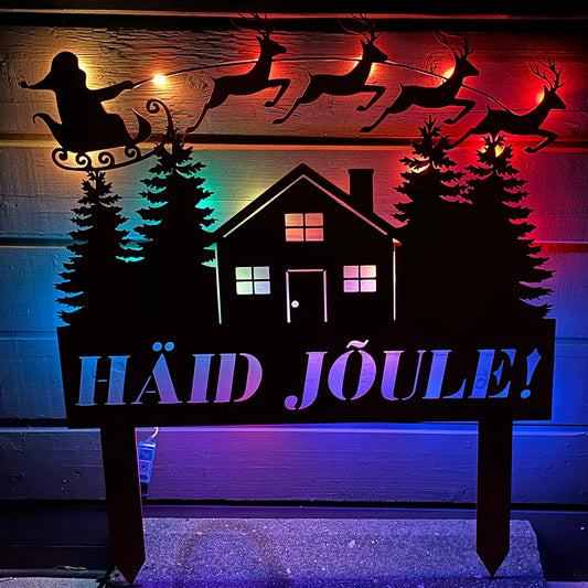 Christmas ground sign