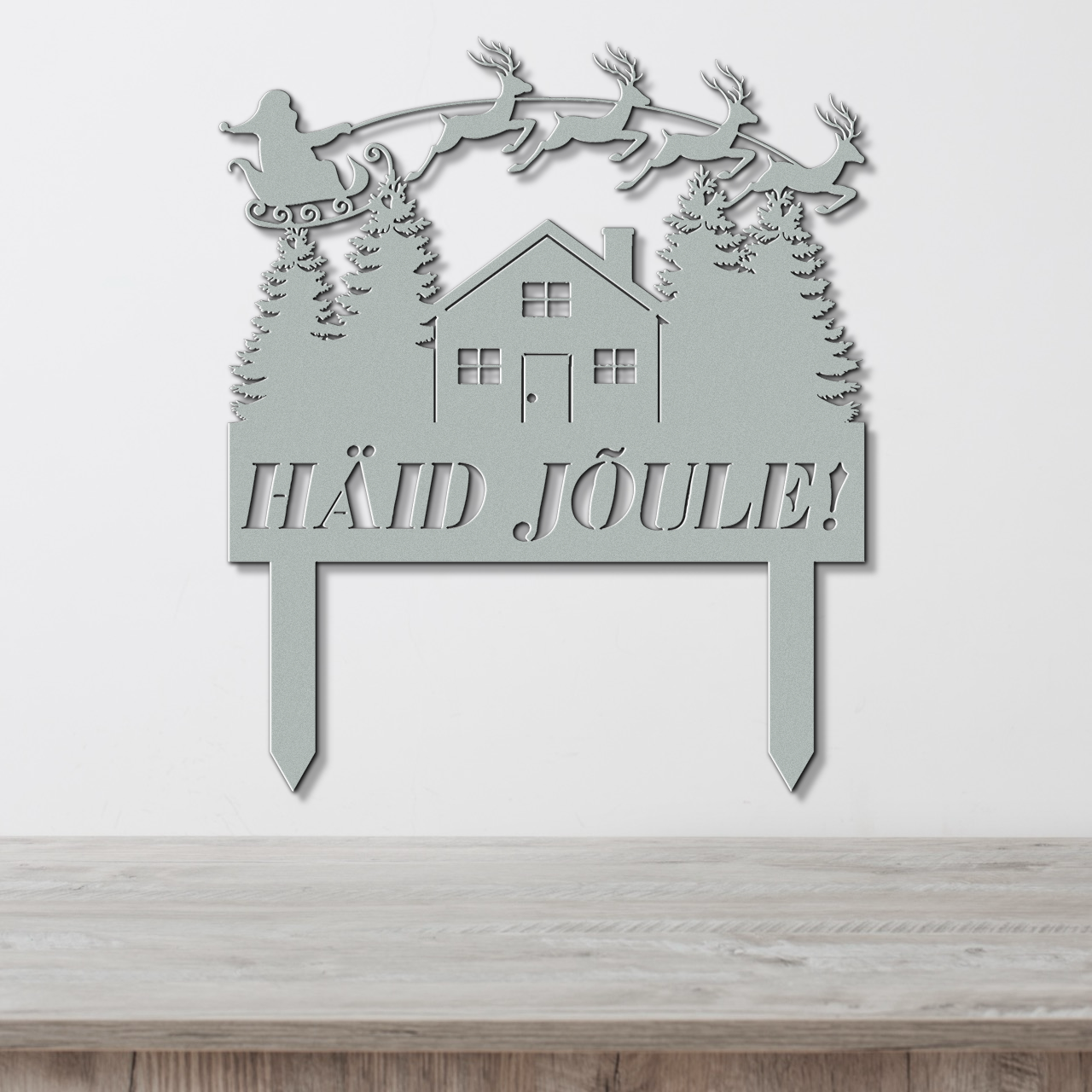 Christmas ground sign