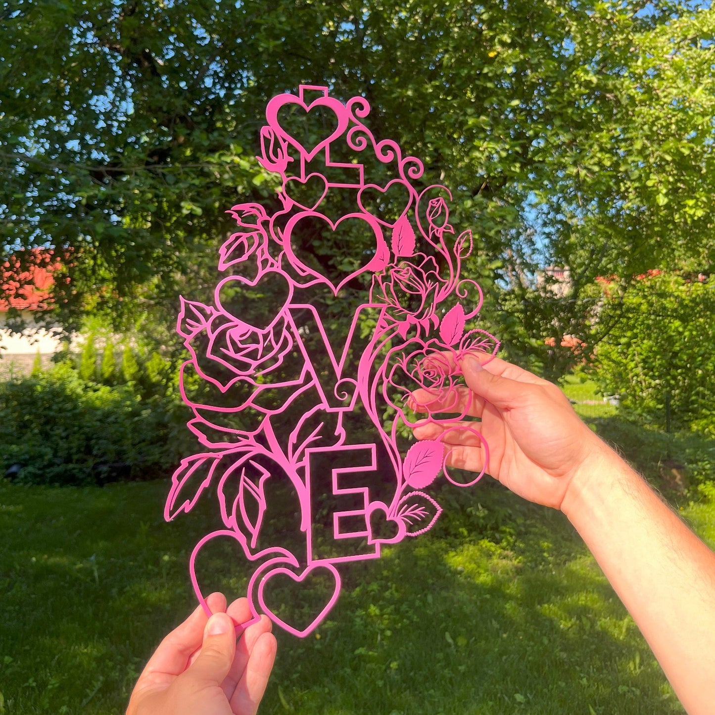 Floral Love Frame
