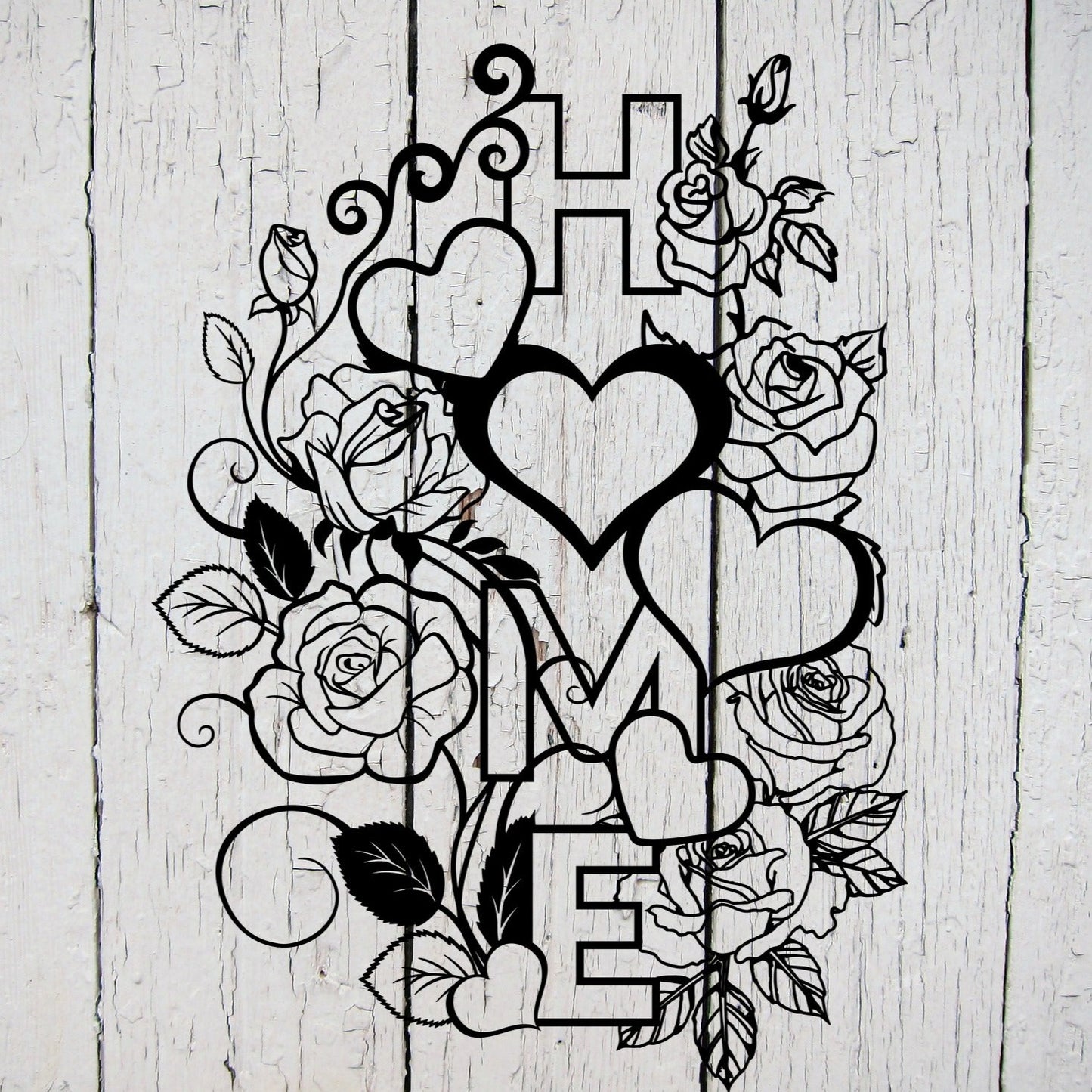 Floral Home Heart